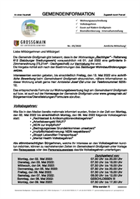Gemeindeinformation 05/2022